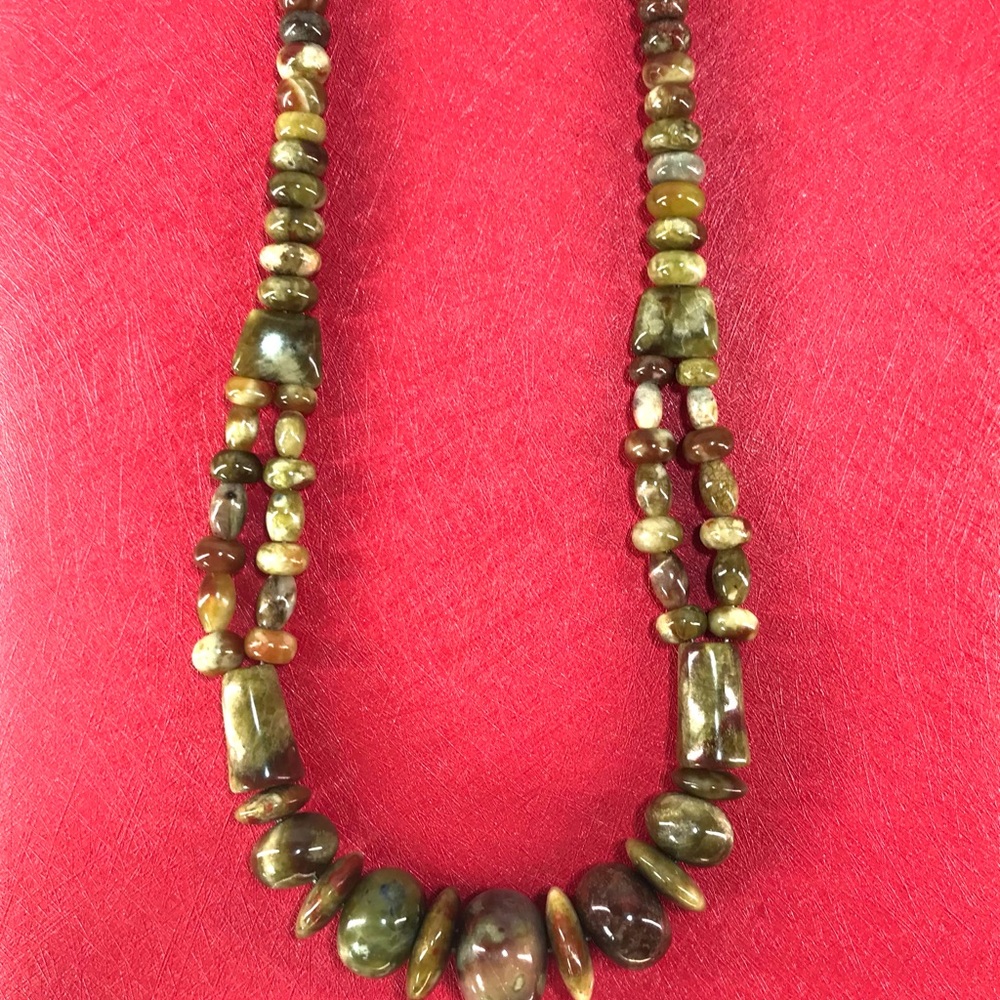 Jay King Honeycomb Serpentine Sterling Silver 18" Necklace (NWOT)